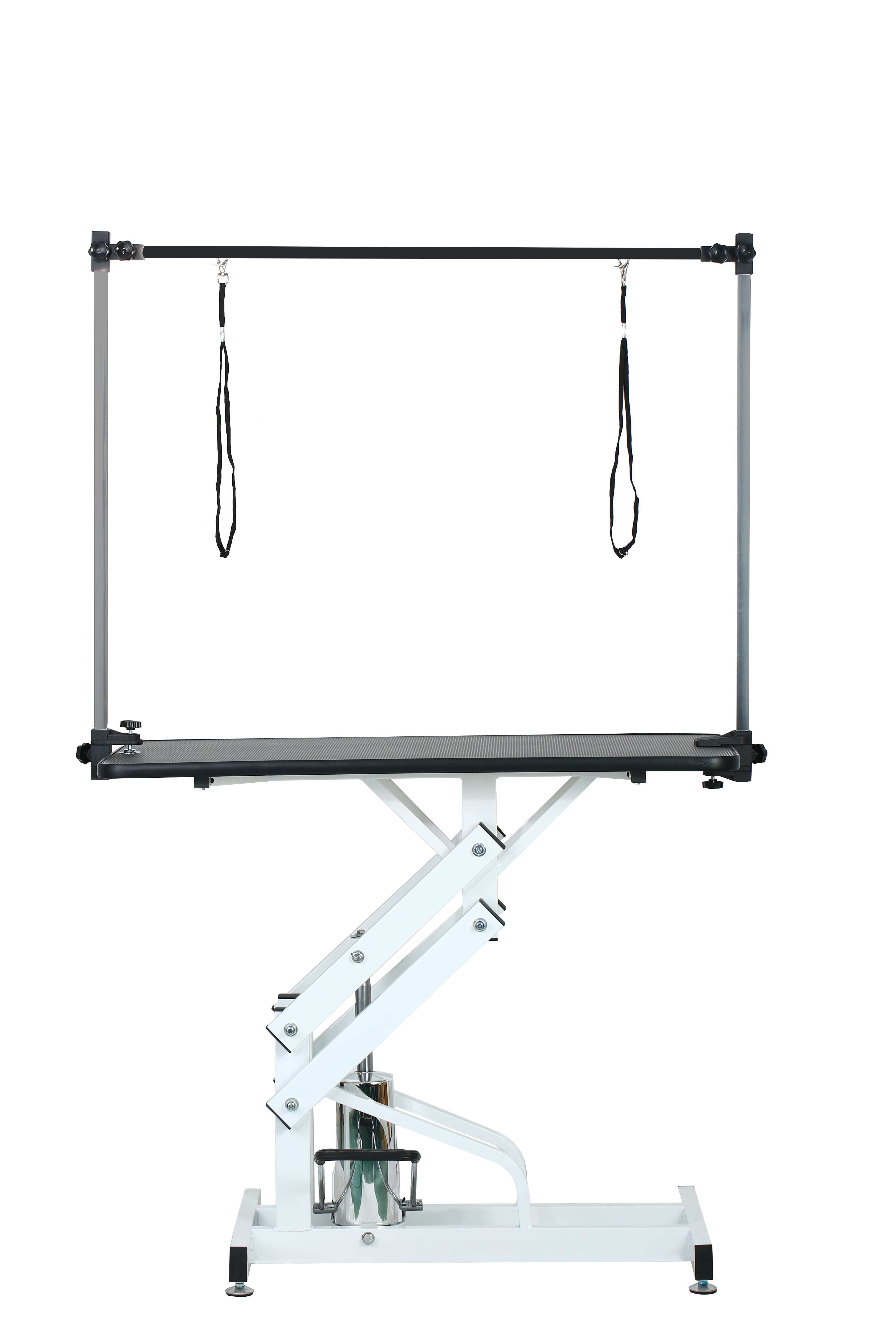 43 Inch Upgraded Heavy Duty Hydraulic Dog Grooming Table with Adjustable Arm and Noose, Professional Drying Table