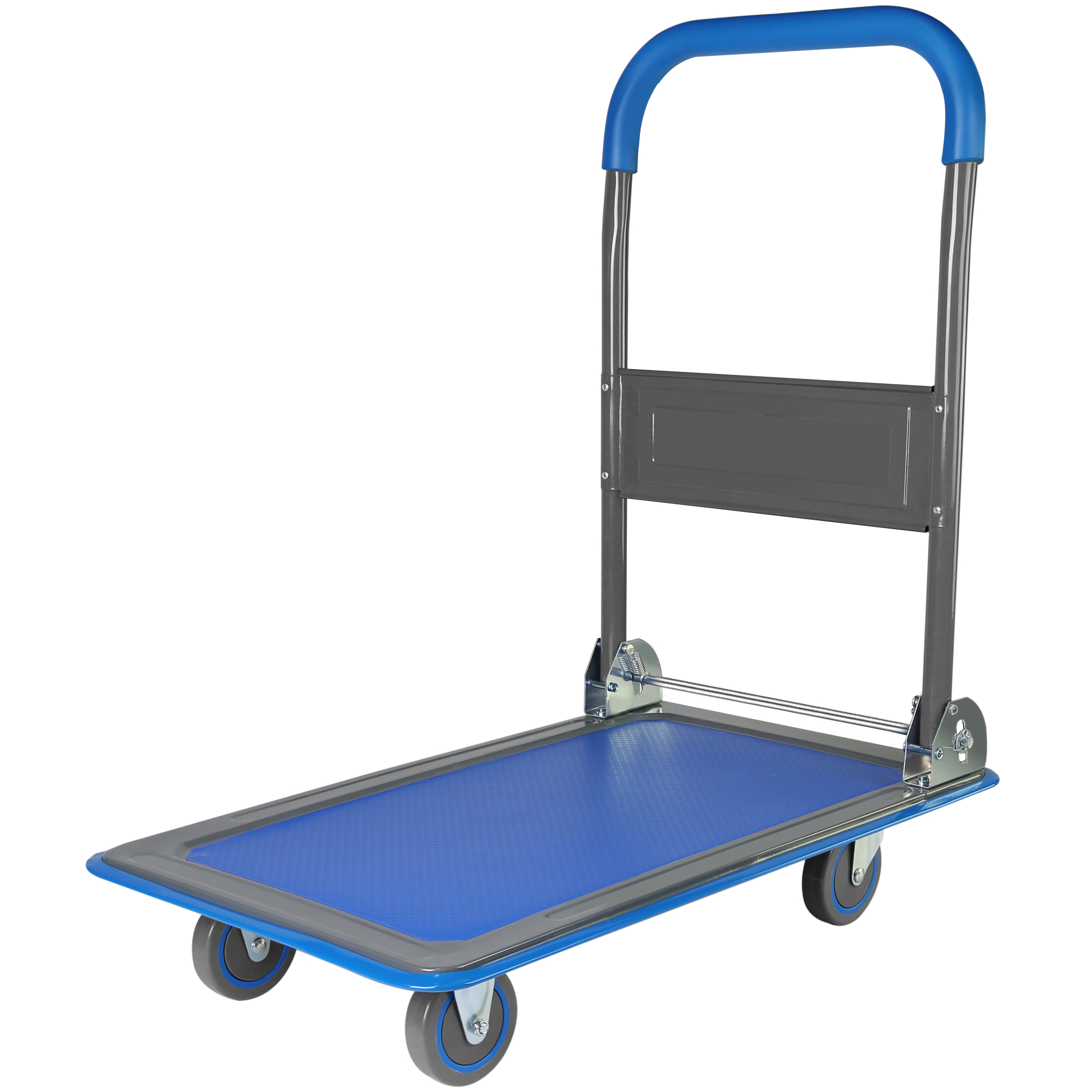 330 Lbs Foldable Hand Truck: Heavy-Duty & Space-Saving, Ideal for Warehouses, Supermarkets, Home, Construction