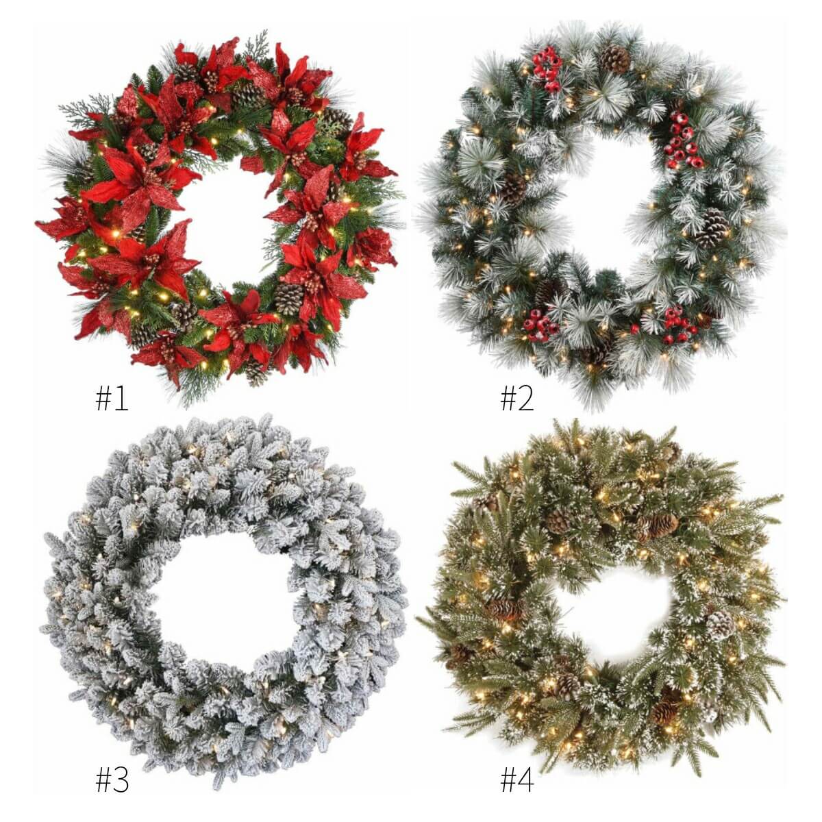 Artificial Christmas Wreath, Winter Wreath, Holiday Wreath, Festive Wreath, PVC Christmas Collection Floral Hoop Wholesale