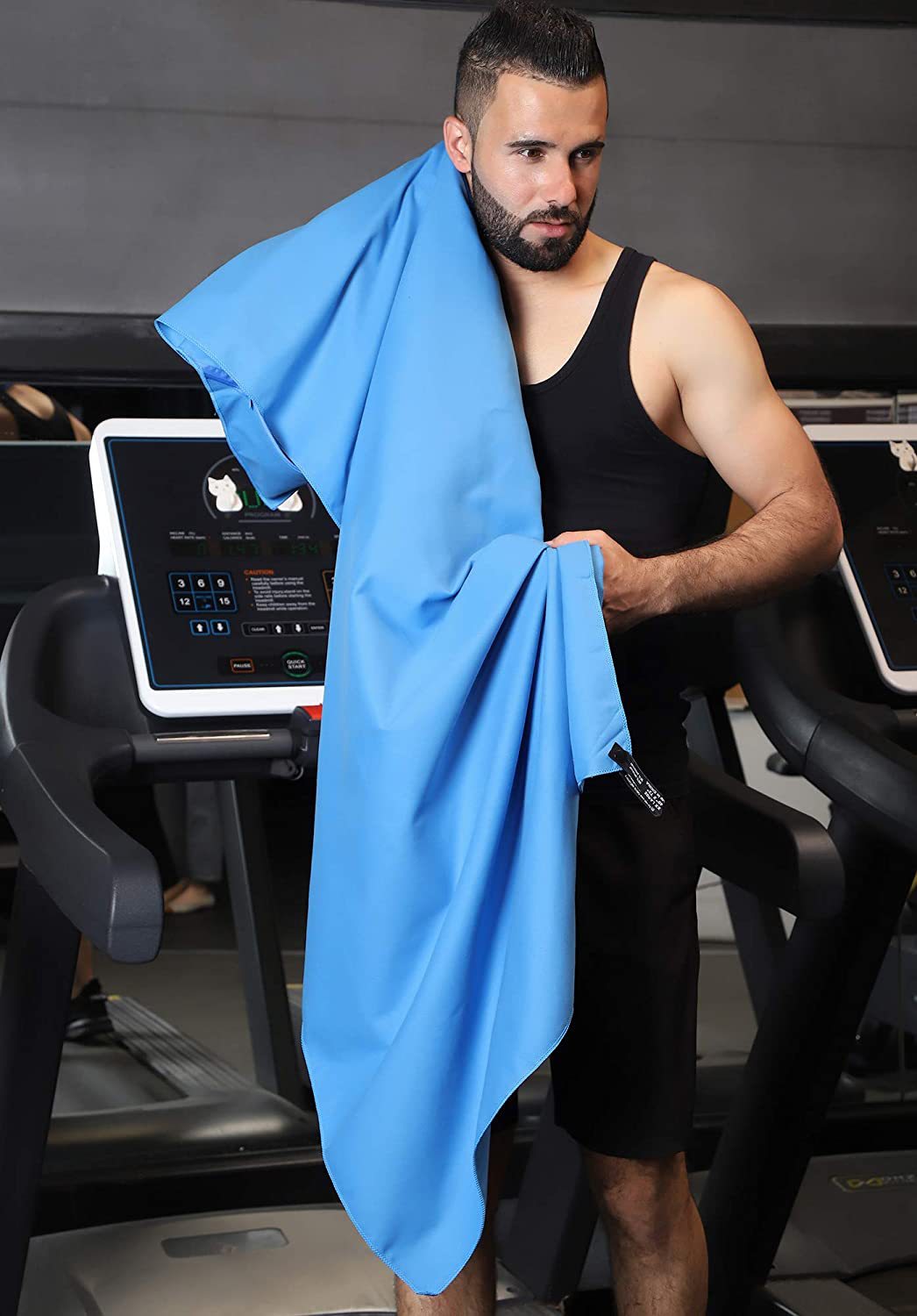 Customizable Double-Sided Microfiber Towel. For Travel & Gym. Quick Dry, Super Absorbent, Lightweight,Multi Color. Wholesale