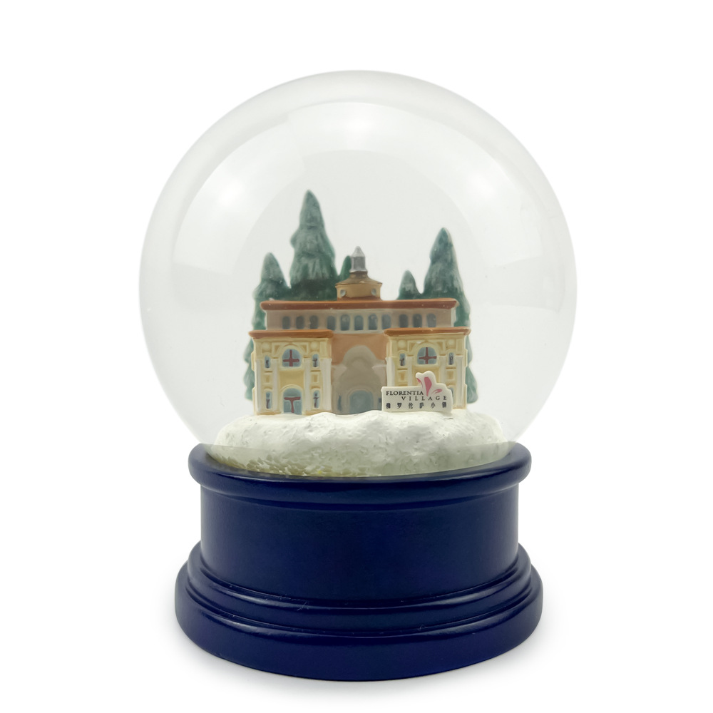 Boule de Noël | Souvenir d'Attraction Touristique, Résine Synthétique, 3,1 Pouces | Cadeaux pour Employés